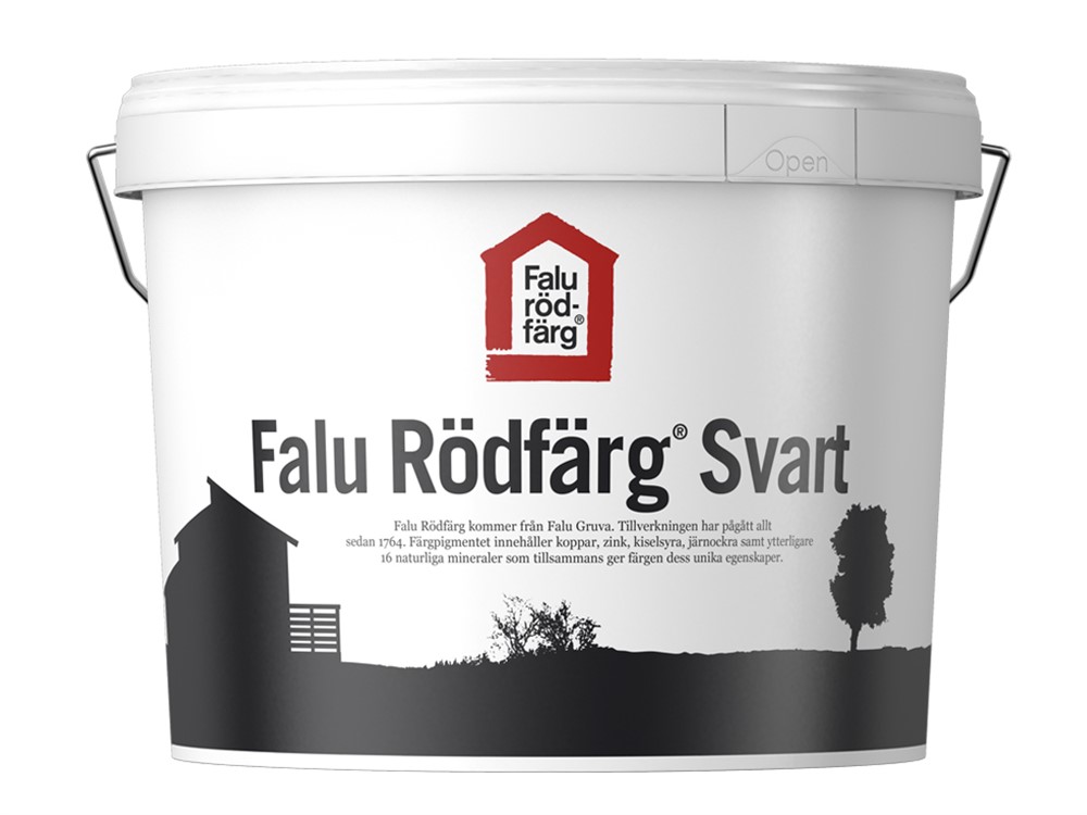 Falu rödfärg svart