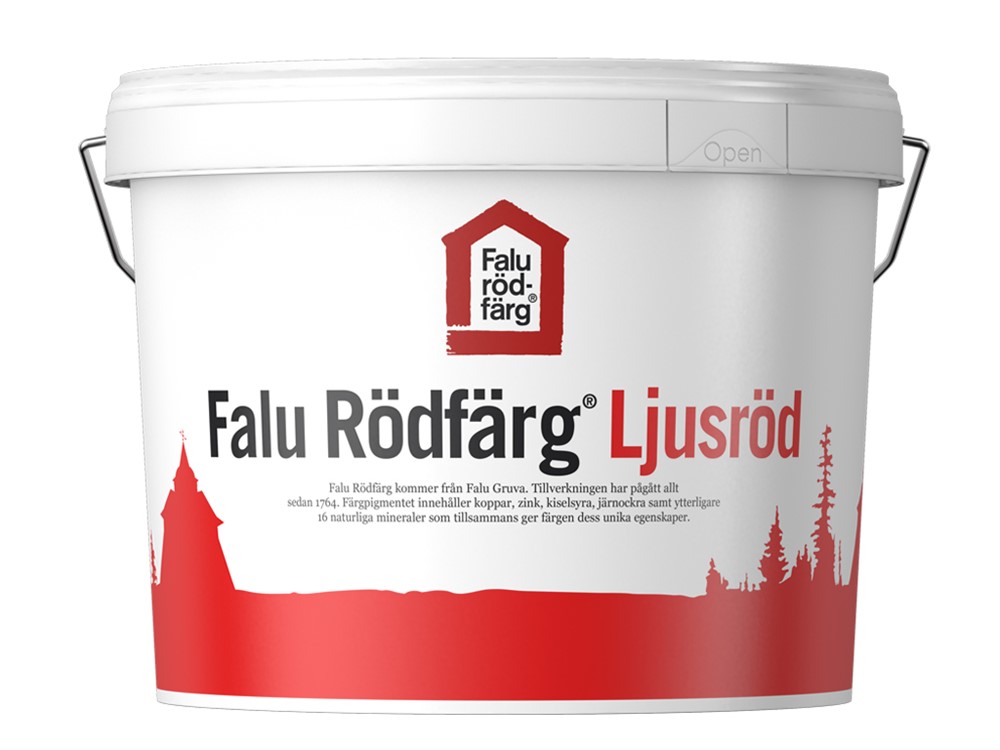 FALU LJUSRÖD SLAMFÄRG (MED LINOLJA)